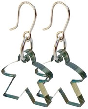 Carcassonne Meeple Ohrringe