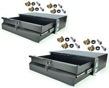 2 x 3 HE SFX Rackschublade 32 cm tief Schloß Rack Schublade abschließbar 19"