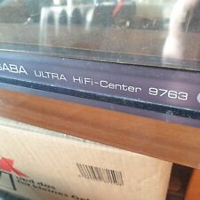 Saba Ultra Hifi-center 9763, STAUBHAUBE, OHNE RISS, SCHARNIERE DEFEKT, ORIGINAL