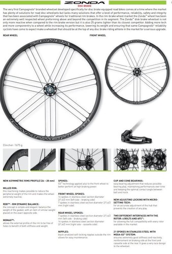 Campagnolo zonda afs ed - zonda,