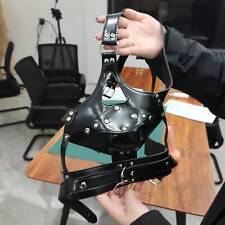 Restraint Ballknebel Kopf Harness Maske Mundknebel Knebel Kapuze Penisknebel SM