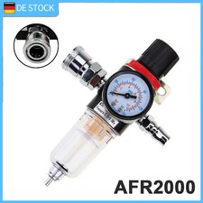 1/4 " Druckluft Regler Druckminderer Wasserabscheider Wartungseinheit Kompressor