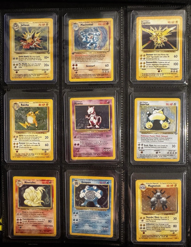 20x vintage pokémon karten - 20x,