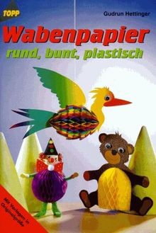 Wabenpapier rund bunt - rund,,