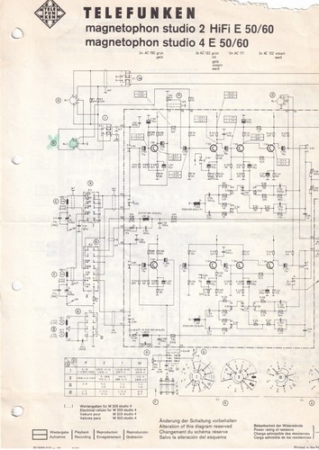 Telefunken schaltplan - schaltplan,