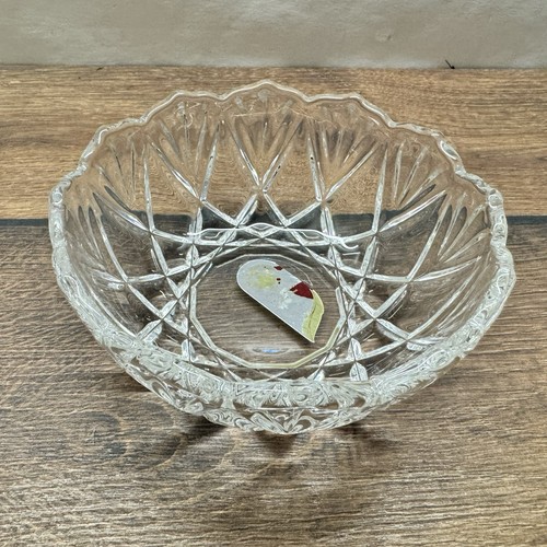 Glas schale kristalloptik cut - glas,