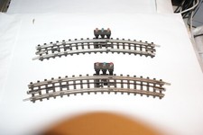 Trix Express Pappschwellengleis, 2 Anschlußgleise, gebogen, guter Zustand