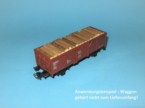 Ladegut stammholz - h0, 1:87
