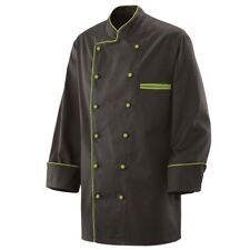 Exner Kochjacke langarm schwarz mit Paspel Modell 207 Jacke Koch Gastro Knöpfe