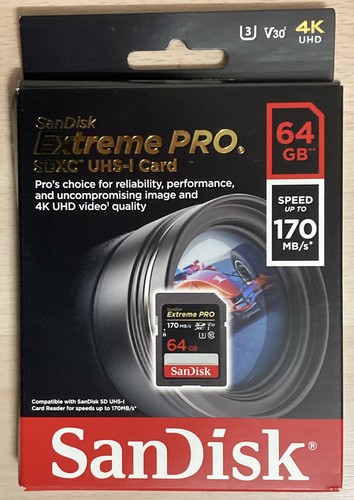 Sandisk extreme pro uhd - 4k, sd
