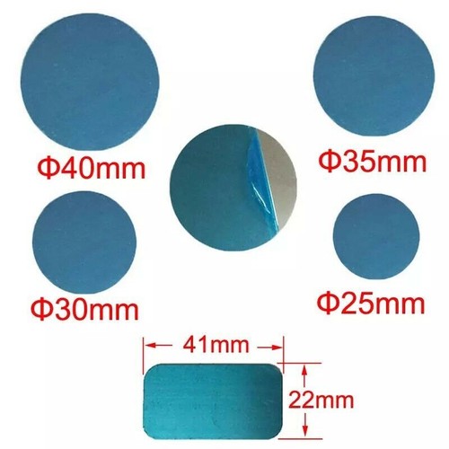 10x metallplättchen für - metallplättchen,