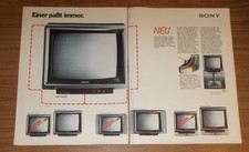 Seltene Werbung vintage SONY