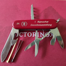 Victorinox Schweizer Taschenmesser Offiziersmesser CLIMBER - Werbung - Rot.