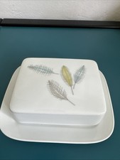 Butterdose Rosenthal Form 2000 fallende Blätter, bunte Blätter