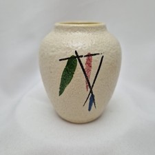 Retro Vase Keramik Foreign Klein 60er Vintage Blumenvase 52/8 wohl Scheurich 8cm