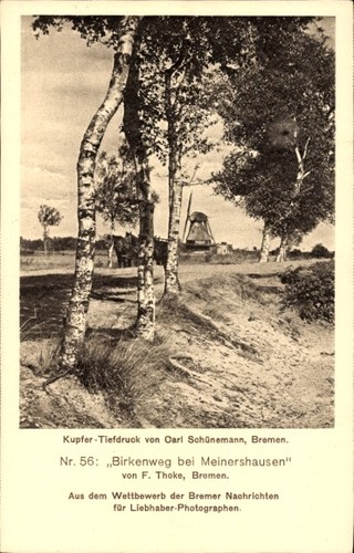 Meinershausen grasberg - ak,