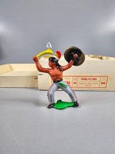 DDR Gummi Indianer Chato m. Beil u. Schild Richard Hopf NEU unbespielt