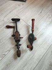 Handbohrer Bohrmaschine Alt 2 Stück Kurbelbohrer Handbohrmaschine Werkzeug 