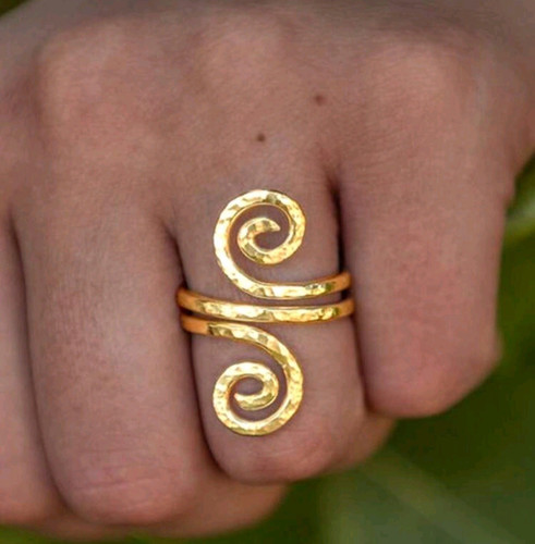 Handgefertigter spiral ring - handgefertigter, spiral-ring