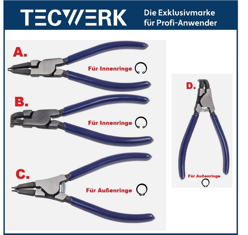 Tecwerk sicherungsringzange - tecwerk,