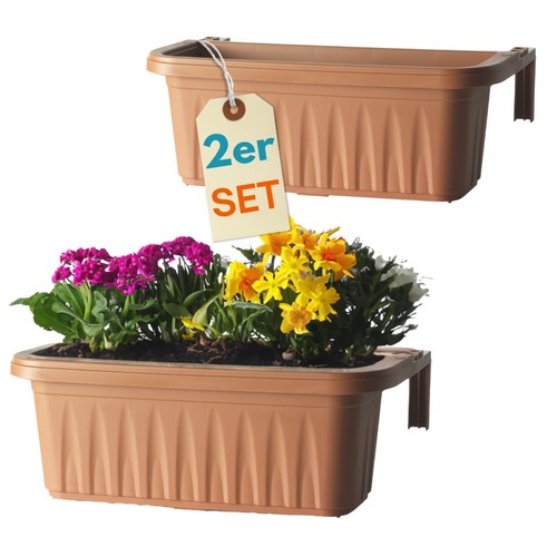 Blumenkasten balkon - 2x,