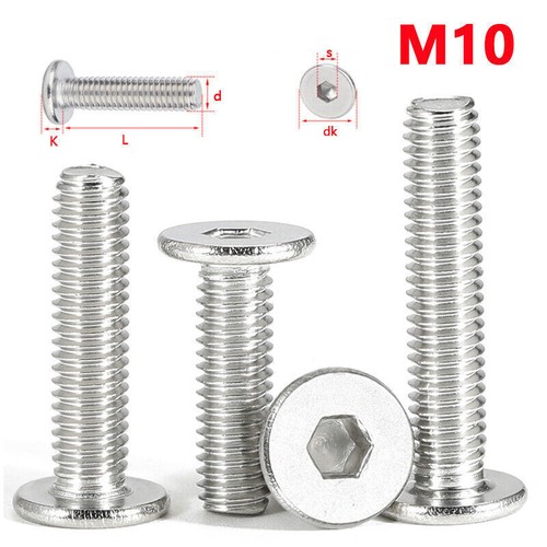 M10 niedrig flachkopf - m10,