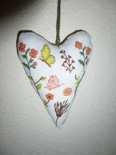 Deko herz stoff sommer - deko,