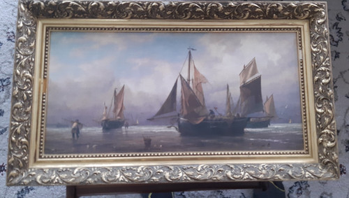 Gerahmter druck von lugger - von,