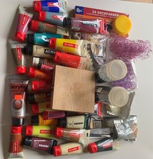 acrylfarben konvolut +