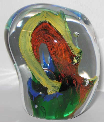 Glas briefbeschwerer - glas-briefbeschwerer, im