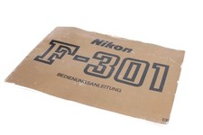 NIKON Bedienungsanleitung F-301 , deutsch  * Fotofachhändler *