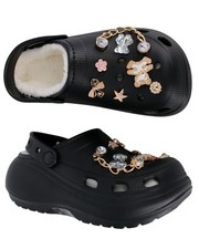 SCHWARZE POOL-FLIP-FLOPS