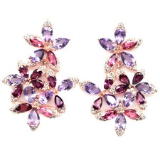 925 Silber Pinker Amethyst