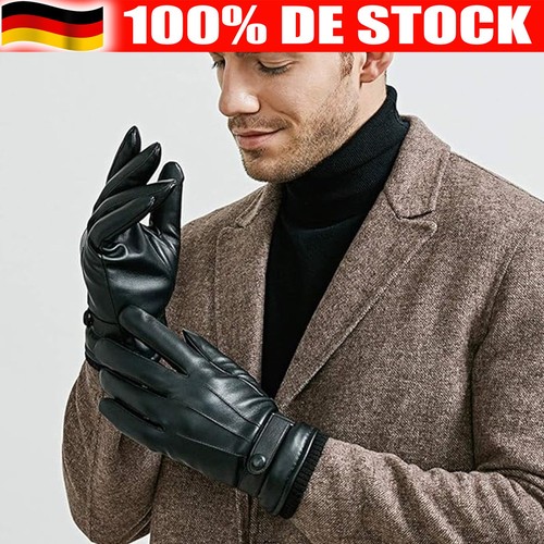 Herren lederhandschuhe warm - herren,