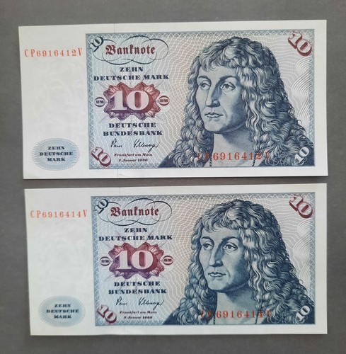 Brd banknoten 1963 - dm,