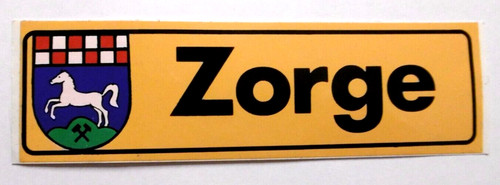 Souvenir aufkleber zorge - souvenir-aufkleber,