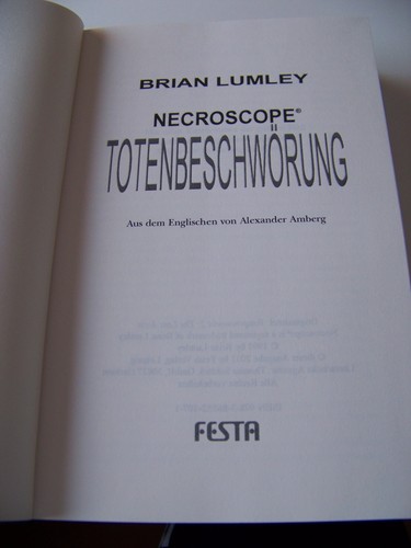 Brian lumley necroscope - brian,