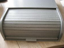 Dokumentenablage vintage rar alt Aktenablage A4 Holz silber Rolladen Ablage 