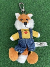 Vintage FUCHS SCHWÄBISCH HALL Schlüsselanhänger ca. 12 cm Plüschanhänger