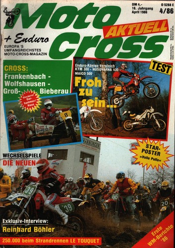 Zeitschrift moto cross aktuell - cross,