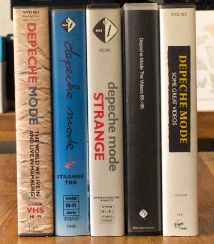Depeche mode vhs live - vhs, in