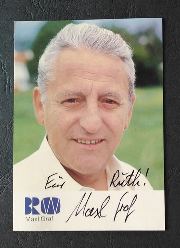 20596 maxl graf autogrammkarte - 20596,
