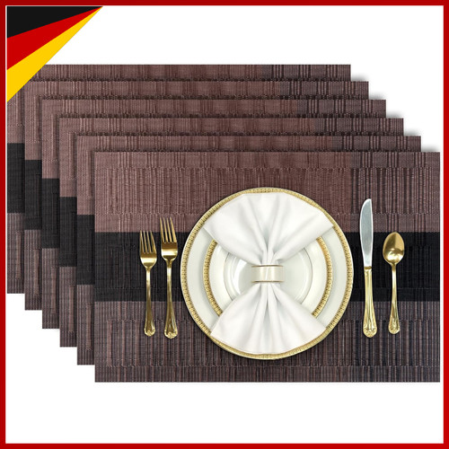 Platzset abwaschbar 6er set - platzset,