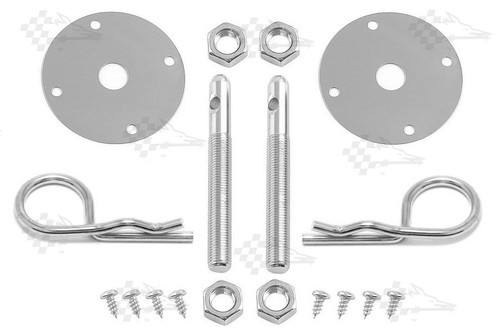 Chrom motorhaubenstift kit - chrom, /