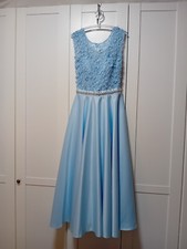Brautmutter Kleid hellblau mit