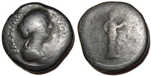 Faustina sesterz 161 175 - sesterz, 161-175