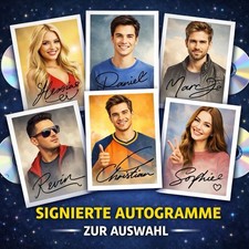 Signierte Autogramme zur