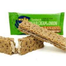 (30,30€/1kg) Wasa Sandwich Sour Cream & Onion, Knäckebrot 33g