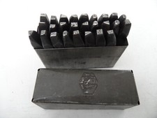 alter Satz 3 mm Schlagbuchstaben Oldtimer Typenschild