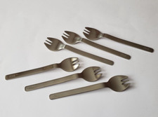 6 Stck. Göffel - Gabel & Löffel in einem RASTAL Party Event Amuse Gueule/Bouche